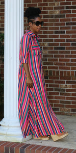 Striped Maxi Dress