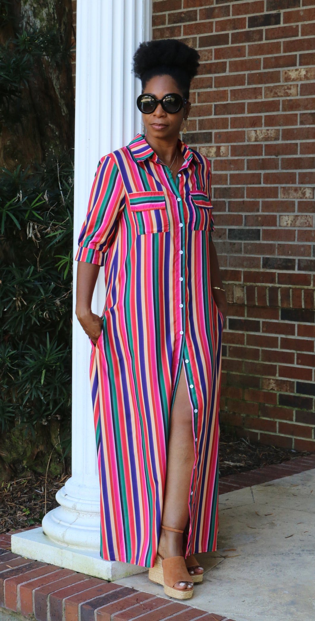 Striped Maxi Dress