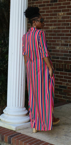 Striped Maxi Dress