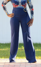 Navy Blue High Waisted Pants