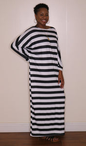 Black & White Oversized Maxi